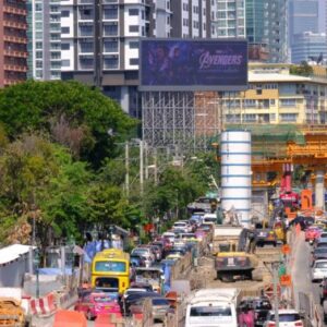 ป้ายโฆษณา LED กรุงเทพฯ เชิงสะพานตากสิน – สาทร